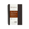 STRATHMORE MIXED MEDIA ART BOOK SERIE 400 CUADERNO ESPIRAL TAPA DURA MULTITÉCNICAS 300 G