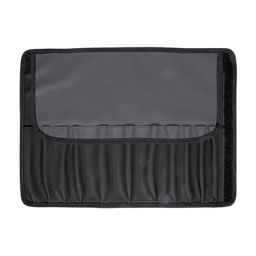 BORCIANI E BONAZZI EMPTY BLACK BRUSH HOLDER WITH 12 POCKETS