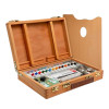 OLD HOLLAND WOODEN CASE SET OF 15 X 18 ML OIL PAINT TUBES + ACCESSORIES