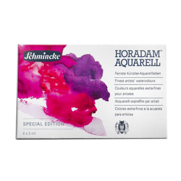 SCHMINCKE HORADAM SCATOLA METALLO ACQUERELLI 6 TUBETTI 5 ML
