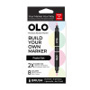 OLO SET PASTELLFARBEN - 8 ANPASSBARE MARKER