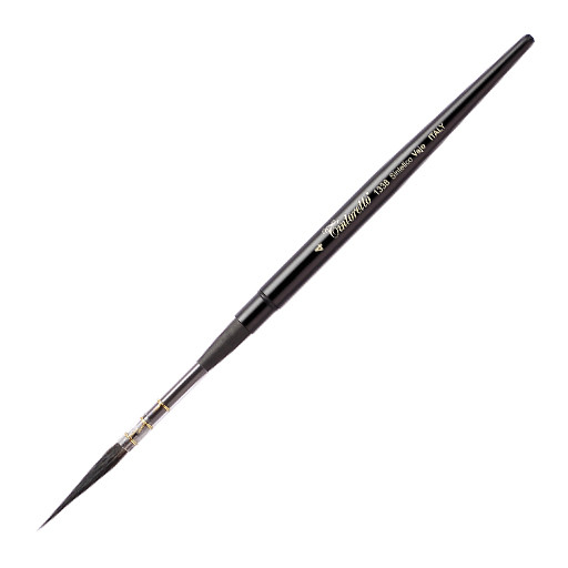 TINTORETTO VAJO EXTRA LONG ROUND POCKET BRUSH SYNTHETIC SQUIRREL HAIR SERIES 1338