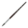 GRANDARTS MACRO WAVE SILVER FOX ROUND BRUSH FIBRE BLEND SHORT HANDLE SERIES 612