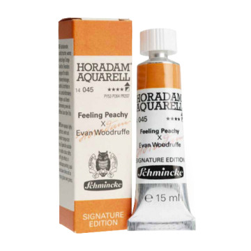 SCHMINCKE HORADAM SIGNATURE EDITION ACQUERELLO FEELING PEACHY X EVAN WOODRUFFE TUBO DA 15 ML - EDIZIONE LIMITATA