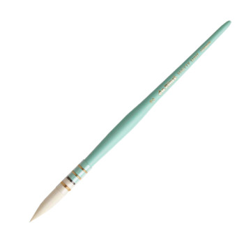 DA VINCI PRETTY MINT EDITION SYNTHETIC ROUND BRUSH SHORT HANDLE SERIES 496