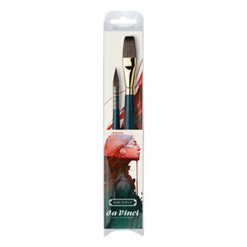DA VINCI RABI SIGNATURE SET 2 PINCELES MIX B ACUARELA MANGO CORTO SERIE 4185