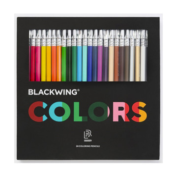 SET DI MATITE COLORATE BLACKWING DA 24 CON GOMMA