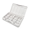 WHITE NIGHTS EMPTY WATERCOLOUR PALETTE, 12 CUPPERS