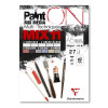 CLAIREFONTAINE PAINT ON MIX MEDIA MIX 11 BLOC MULTITECHNIQUES 250 G - COULEURS ASSORTIES