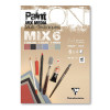 CLAIREFONTAINE PAINT ON MIX MEDIA MIX 6 BLOCCHI MULTITECNICA 250 G - COLORI ASSORTITI