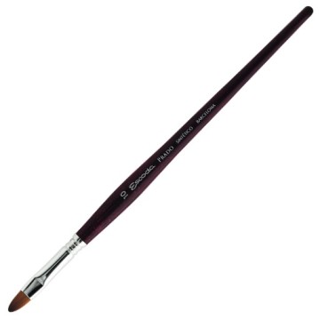 ESCODA PRADO PENNELLO PIATTO FIBRA TAME ORO MANICO CORTO SERIE 1460