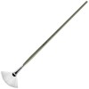ESCODA PERLA FLAT FAN BRUSH WHITE TORAY FIBRE LONG HANDLE SERIES 4233
