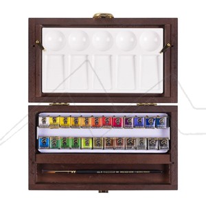 REMBRANDT TRADITIONAL WATERCOLOUR BOX SET OF 22 PANS