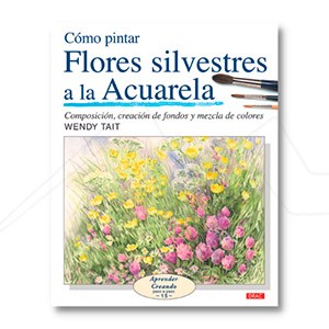 BOOK - COMO PINTAR FLORES SILVESTRES A LA ACUARELA (SPANISH)