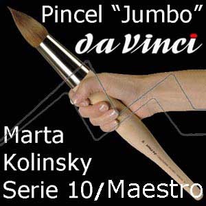 DA VINCI MAESTRO JUMBO ROUND BRUSH TOBOLSKY KOLINSKY SABLE SERIES 10