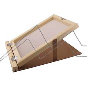 SPEEDBALL SCREEN PRINTING FRAME WITH 124 MONOFILAMENT FABRIC + BASE UNIT
