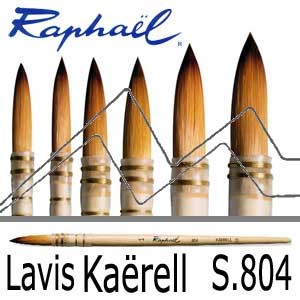 RAPHAEL LAVIS KAERELL S VERWASCHPINSEL MOP GOLDFARBENE SYNTHETIKFASERN SERIE 804