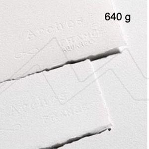 ARCHES WATERCOLOUR PAPER BRIGHT WHITE 640 G