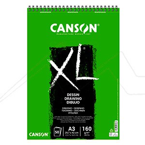 CANSON XL DESSIN (DRAWING) MICROPERFORATED SPIRAL PAD 160 G