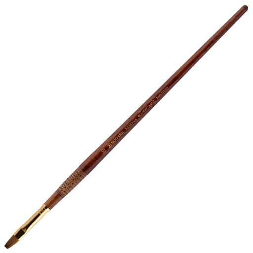 ESCODA GRAFILO PENNELLO PIATTO KOLINSKY TAJMYR MANICO LUNGO N. 0 SERIE 2920