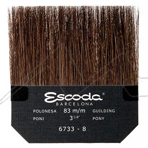 ESCODA GILDING BRUSH GILDER TIP BRIGHT PONY HAIR SERIES 6733