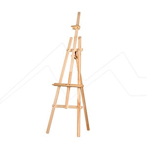 Natural Wood Portable Easel 59 inch Height Foldable Practical Presentation  for Amateur Artwork Canvas