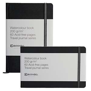 ESCODA WATERCOLOUR BOOK 200 G COLD PRESSED (NOT) LANDSCAPE FORMAT