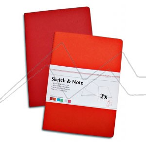 HAHNEMÜHLE SKETCH & NOTE PAD 125 G PACK OF 2