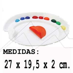 MIJELLO ELIPSE S OVAL PALETTE FOR OIL AND ACRYLIC MAP-3078