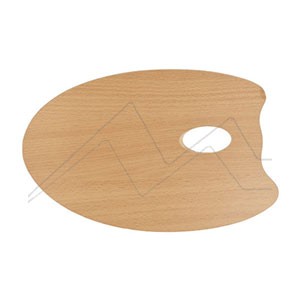 MABEF M/O PROFESSIONAL OVAL WOODEN PAINTING PALETTE