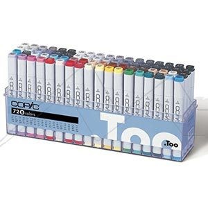 COPIC CLASSIC MARKERS SET OF 72 MARKERS - SET B