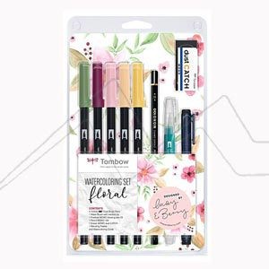 TOMBOW WATERCOLORING FLORAL SET