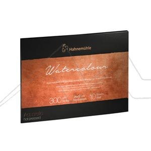 HAHNEMÜHLE THE COLLECTION WATERCOLOUR PAD 300 G 10 SHEETS HOT PRESSED