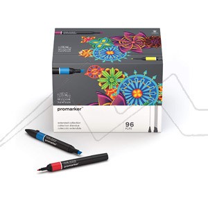 WINSOR & NEWTON PROMARKER EXTENDED COLLECTION - SET OF 96 COLOURS