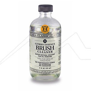 TERLANS Oil Paint Thinner, 100 ml (3.38 Fl. Oz.) Completely Odorless  Liquid/Art Paint Brush Cleaner/Degreaser/Turpentine Substitute