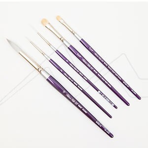SILVER BRUSH SILVER SILK 88 SET OF 5 BRUSHES SERIES SK8105