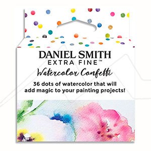 DANIEL SMITH WATERCOLOUR CONFETTI DOT CARDS 36 COLOURS