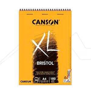 CANSON XL BRISTOL SPIRAL PAD 180 G EXTRA SMOOTH PAPER