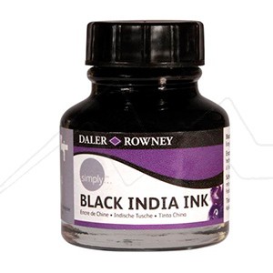 DALER ROWNEY SIMPLY BLACK INDIAN INK