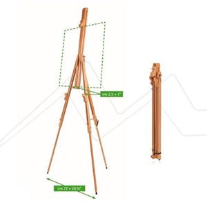 MABEF M28 AND M29 FIELD EASELS - RECLINING, ADJUSTABLE & FOLDABLE