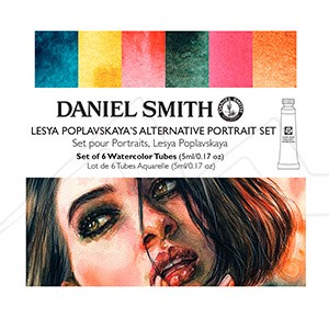 DANIEL SMITH LESYA POPLAVSKAYA´S ALTERNATIVE PORTRAIT WATERCOLOUR SET