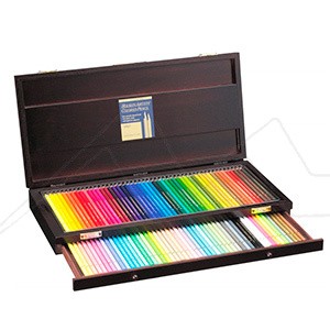 HOLBEIN ARTISTS COLORED PENCIL WOODEN BOX SET OF SET 100