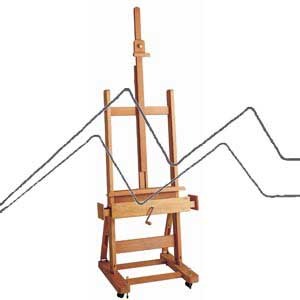 MABEF M4 PAINTING EASEL FOR VERY LARGE CANVAS
