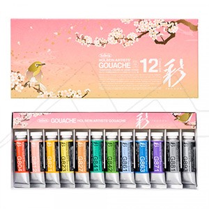 HOLBEIN IRODORI ARTISTS GOUACHE TRADITIONAL COLORS OF JAPAN - SPRING