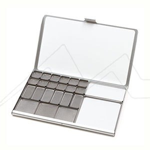 ART TOOLKIT FOLIO PALETTE WITH 23 ASSORTED PANS