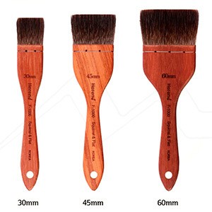 HEREND FLAT WIDE BRUSH SQUIRREL SERIES F-1000