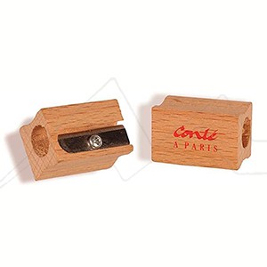 CONTE A PARIS CLASSIC WOODEN PENCIL SHARPENER FOR THICK LEADS