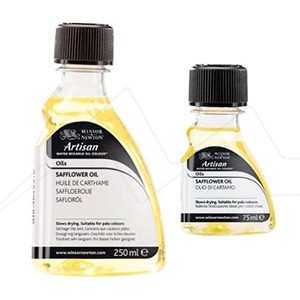 WINSOR & NEWTON SAFFLOWER OIL FOR WATER MIXABLE OIL PAINT
