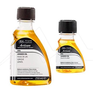 WINSOR & NEWTON LINSEED OIL FOR WATER MIXABLE OIL PAINT
