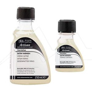 WINSOR & NEWTON SATIN VARNISH FOR WATER MIXABLE OIL PAINT